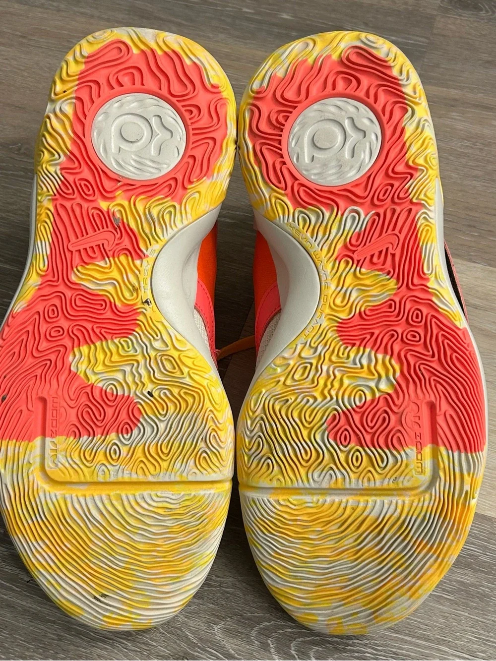 Nike KD Trey 5 X DD9538-100 White Laser Orange Hot Punch Men's Size 12